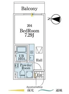 コンフォルト川崎【2階】の間取り
