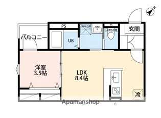 ROBOT HOME 淵野辺【2階】の間取り