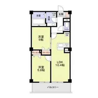 LAPIN湘南【4階】の間取り