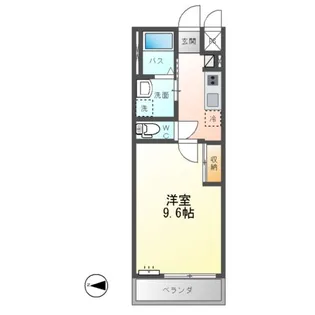 グランディール小田原【2階】の間取り
