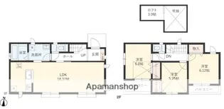 神奈川県相模原市南区磯部【一戸建】の間取り