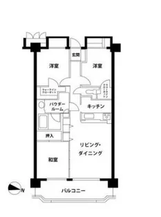サングレイス小机【204号室号室】の間取り