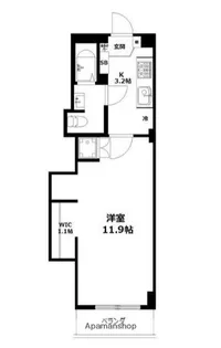 ホワイトビル【4階】の間取り