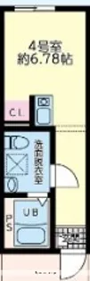 ノーステラス【2階】の間取り
