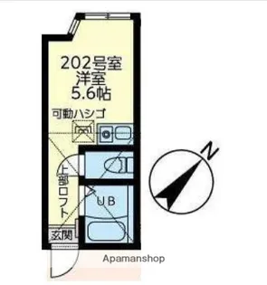 ユナイト黄金町ロザンナの杜【2階】の間取り
