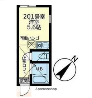 ユナイト黄金町ロザンナの杜【2階】の間取り