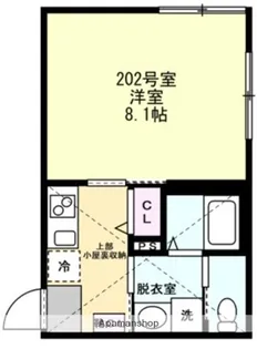 ベイルーム横浜日吉【2階】の間取り