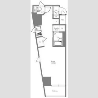 エステムプラザ横濱元町山手【501号室】の間取り