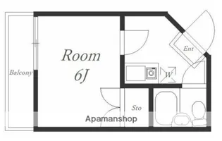 クレストヒルズ横濱三ツ沢WEST【2階】の間取り