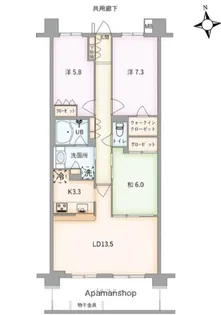 アークプラザ戸塚【2階】の間取り