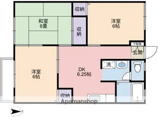 エクセルNAGANO【2階】の間取り