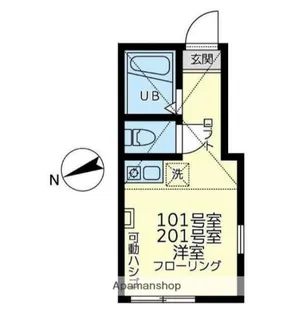 ユナイト白楽ティアーモ【1階】の間取り