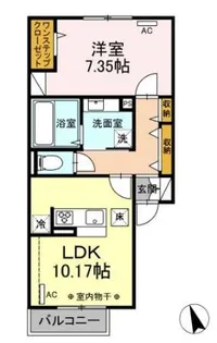 グランドゥール I【1階】の間取り