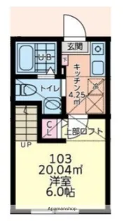 ライブリー元橋本【1階】の間取り