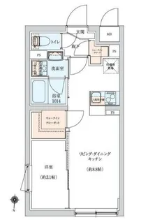 ラヴィエール羽田スカイゲート【4階】の間取り