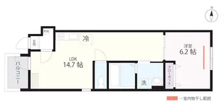 QUIET CRAB HOUSE TOGETHER瀬谷(仮)【3階】の間取り