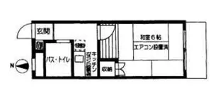 ベルハイツ大谷【4階】の間取り