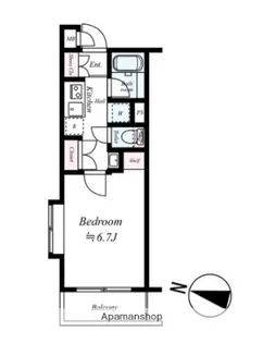 エクセリア二子玉川II【3階】の間取り