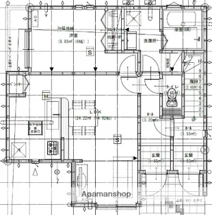 芹が谷アパート【1階】の間取り