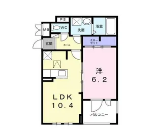 ベーネ・ウノ【1階】の間取り