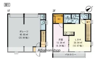 グランディール【2階】の間取り