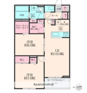 SOLANAⅡ【1階】の間取り