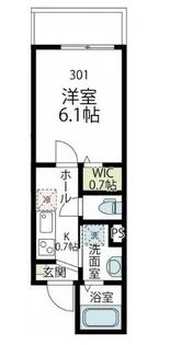 ZEHマンションⅡ【302号室号室】の間取り
