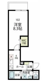 ZEHマンションⅡ【102号室号室】の間取り