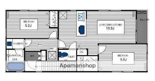 アイル井土ヶ谷【3階】の間取り