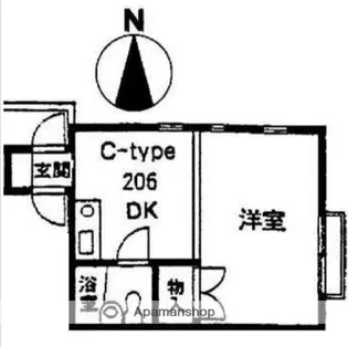 エスエス逗子ハイムⅡ【2階】の間取り