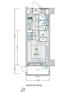 ブライズ鶴見本町通MAXIV【1階】の間取り