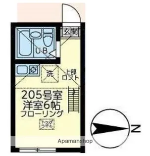 ユナイト白楽シルヴィバレンタイン【2階】の間取り