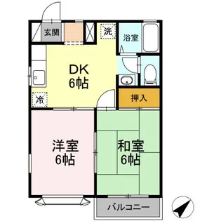 メゾングラッセ A【2階】の間取り