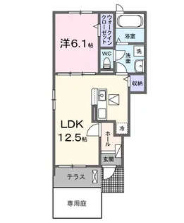カフア テラス【1階】の間取り