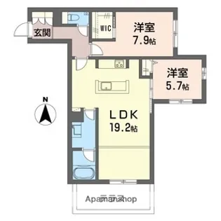 デア グランツ【1階】の間取り