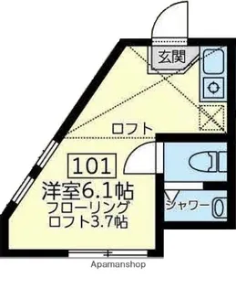 ユナイト金沢八景セシル・パウエル【1階】の間取り