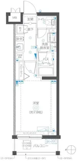 ZOOM武蔵新城【2階】の間取り