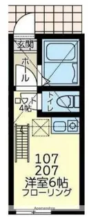 ユナイト根岸テオドールの杜【2階】の間取り