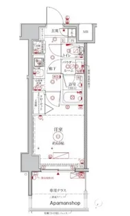 クレイシアIDZ横浜NORTHベイフロントヒルズ【1階】の間取り