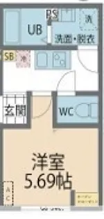 カインドネス本厚木WEST【2階】の間取り