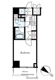 ルーブル川崎貝塚弐番館【4階】の間取り