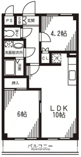鴨志田第一ビル【4階】の間取り