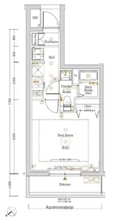 LOG登戸STATION SIDE【3階】の間取り