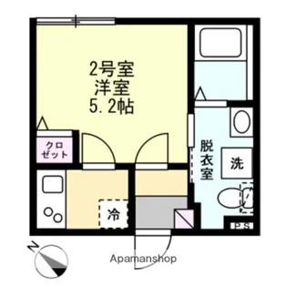 ベイルーム川崎平間【3階】の間取り