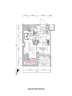 SYFORME SHINKOYASU【4階】の間取り