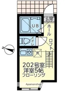 ユナイト安針リシュリーの杜【2階】の間取り