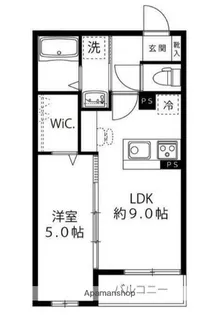 ソレアード町田【1階】の間取り