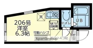 ユナイト田浦ベラクルス・メヒコ【2階】の間取り