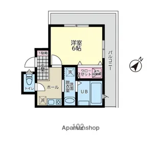 サンス戸塚【1階】の間取り