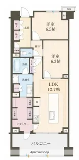 ブランズ中央林間【6階】の間取り